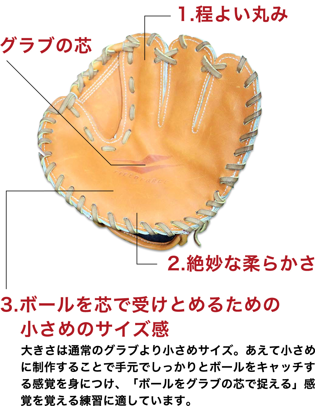 野球 フィールドフォース 板グラブ 掴める守備用グローブ キャッチングマスター 一般 左投げ 交換無料 ジュニア兼用 ブラック 軟式用 右投げ